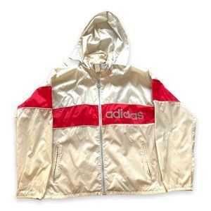 Vintage Adidas Nylon Zip Up Jacket Large